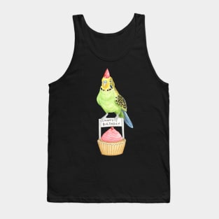 Birthday Budgie Tank Top